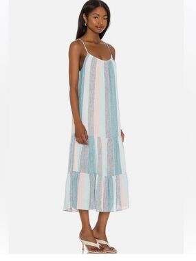 Rails Adora Linen Striped Dress